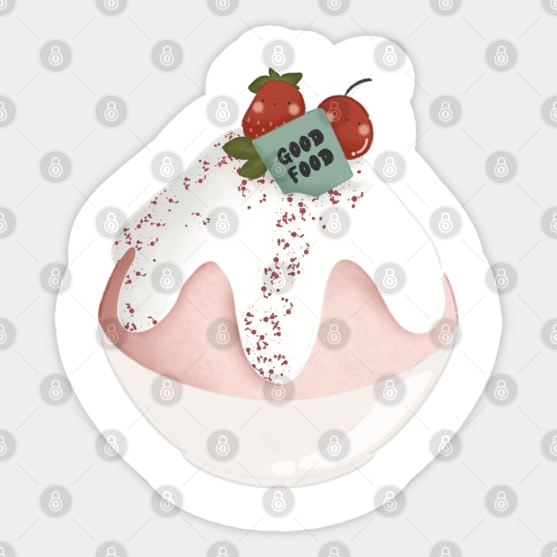 Cute ice cream Sticker by Dsanstudio